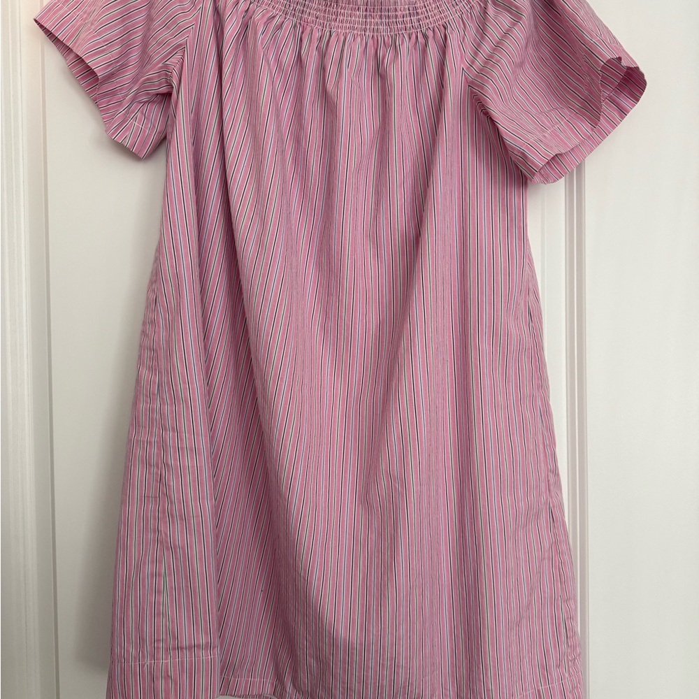 Vineyard Vines Pink Striped Dress